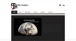 Desktop Screenshot of cfjmbiblestudies.com